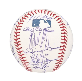 2007 New York Yankees Team Signed Baseball